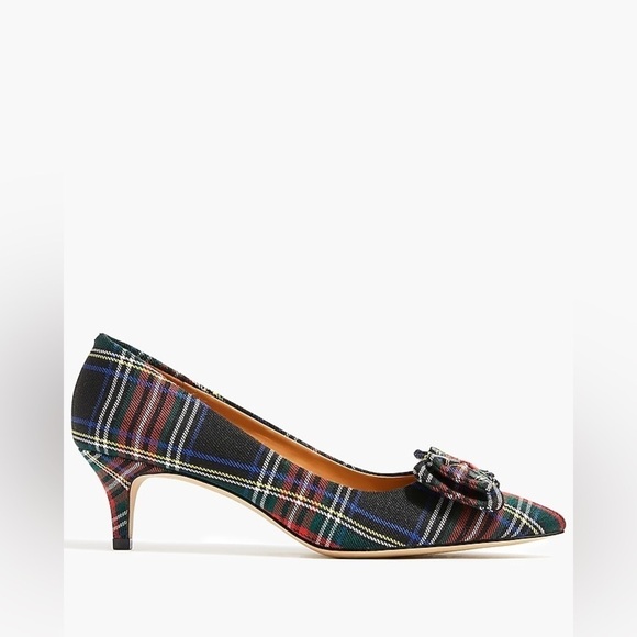 J Crew Tartan Esme kitten heels BL573 - Picture 3 of 7